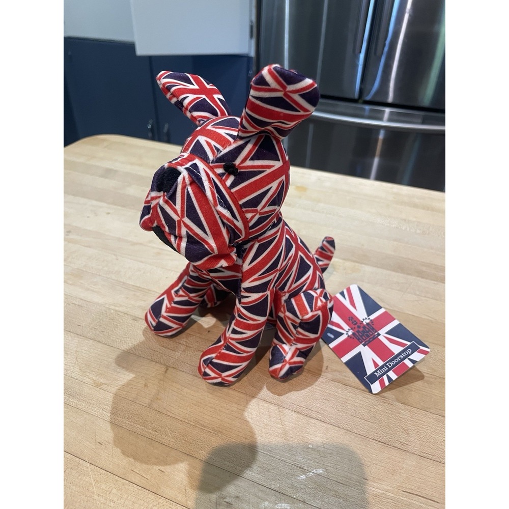 Historic Royal Palaces Union Jack English Bulldog Mini Doorstop Paperweight Dog
